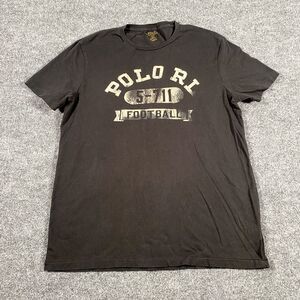Polo Ralph Lauren Mens Large 5-711 Football Short Sleeve Retro Faded Shirt